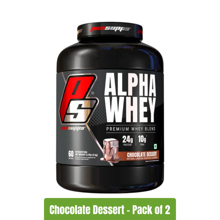 ProSupps Alpha Whey - Chocolate Dessert - Pack of 2(2Kg+2Kg)