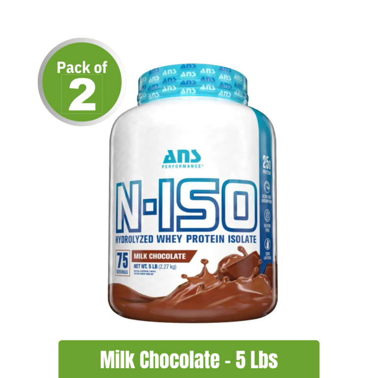 ANS Performance N-ISO Hydrolysed Whey Pack of 2 (5Lbs+5Lbs) - Milk Chocolate