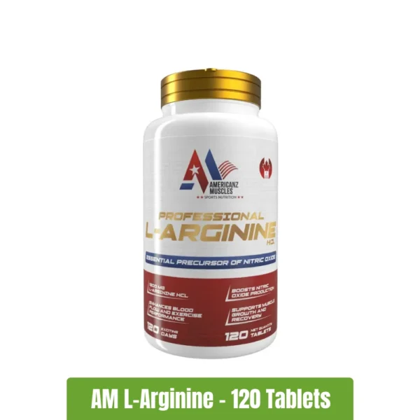 Americanz Muscles Professional L-Arginine - 120 Tablets