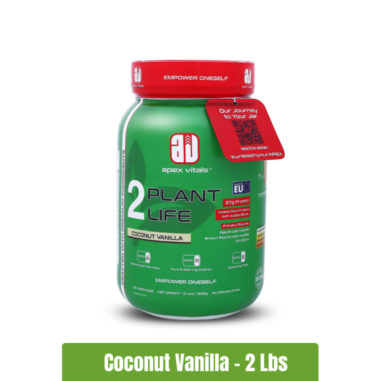 Apex Vitals 2 Plant Life _ 2 Lbs - Coconut Vanilla