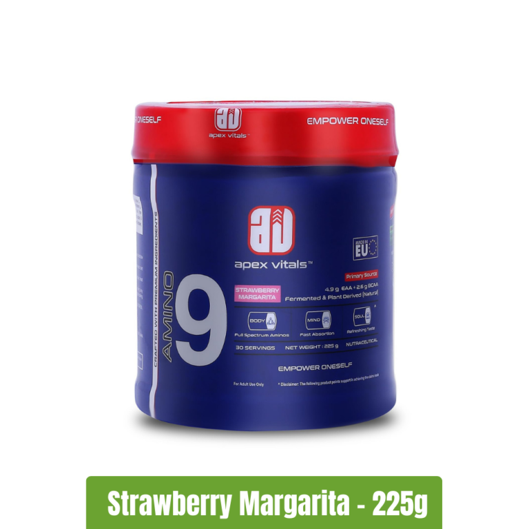 Apex Vitals Amino 9 _ 225g - Strawberry Margarita