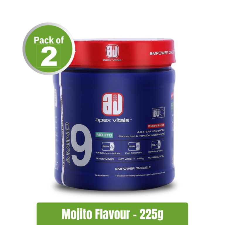 Apex Vitals Amino 9 _ Pack of 2 (225g+225g) - Mojito Flavour