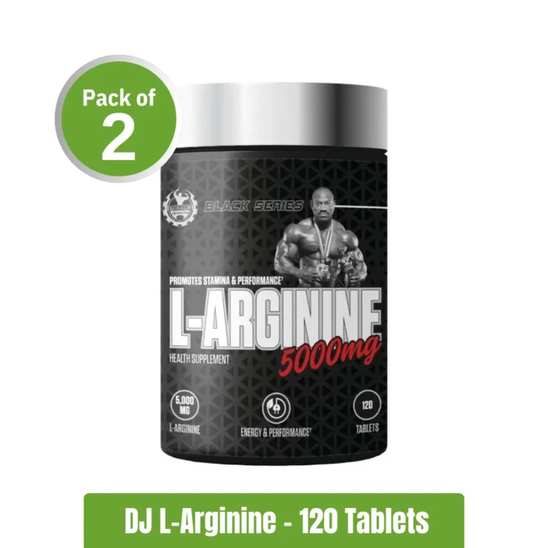 Dexter Jackson Black Series L-Arginine - Pack of 2 (120+120 Tablets)