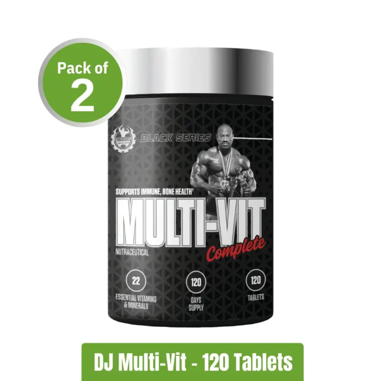 Dexter Jackson Black Series Multivitamin - Pack of 2 (120+120 Tablets)