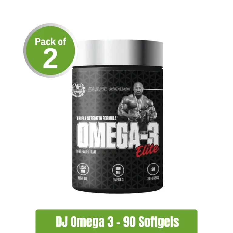 Dexter Jackson Black Series Omega-3 Triple Strength - Pack of 2 (90+90 Softgels)