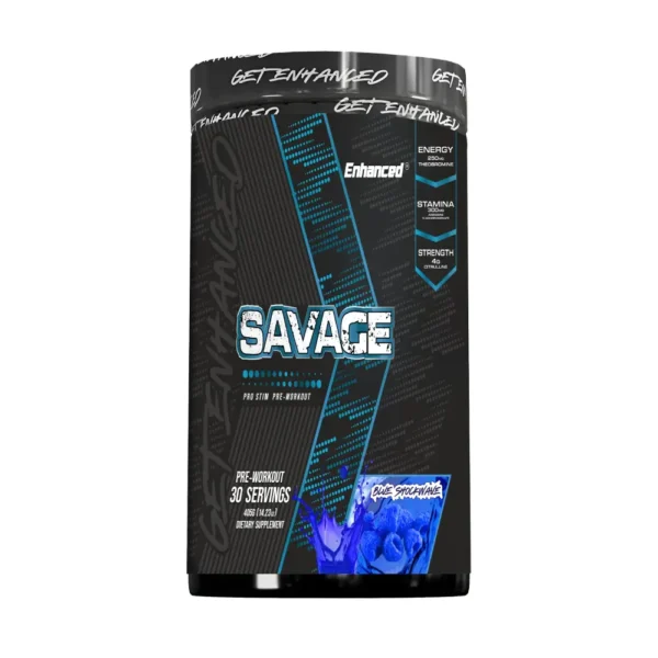Enhanced Savage Pro-Stim Pre-Workout - New Pack