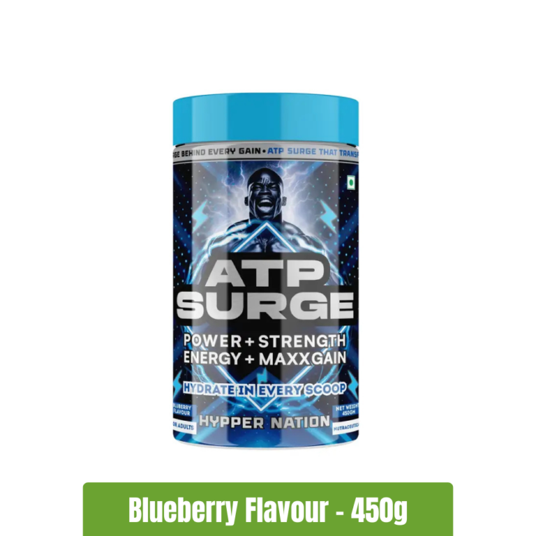 Hypper Nation ATP Surge Pre-Workout _ 450g - Blueberry