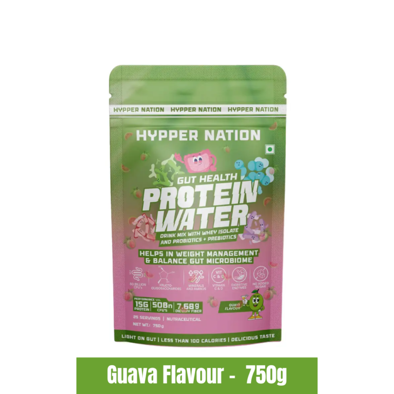 Hypper Nation Gut Health Protein Water _ 750g - Guava Flavour