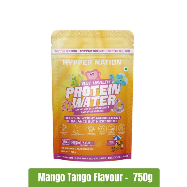 Hypper Nation Gut Health Protein Water _ 750g - Mango Tango