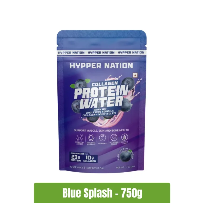 Hypper Nation Protein Water + Collagen _ 750g - Blue Splash