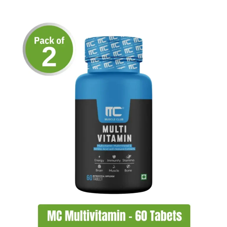 Muscle Club Multivitamin - Pack of 2 (60+60 Tablets)