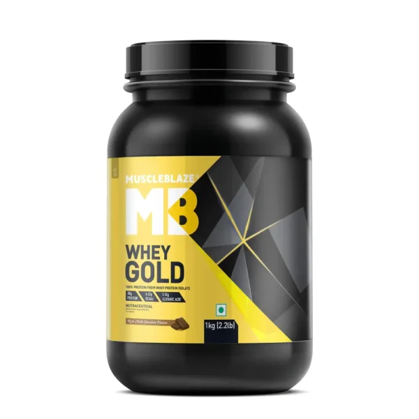 MuscleBlaze Whey Gold 100% Whey Protein Isolate