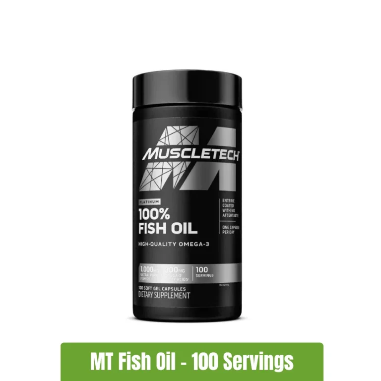 MuscleTech Platinum 100% Fish Oil, 100 Servings