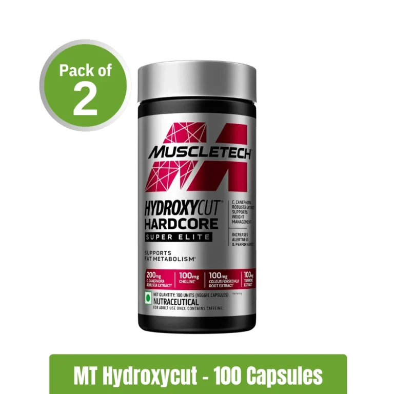 Muscletech Hydroxycut Hardcore Super Elite – Pack of 2 (100+100 Capsules)