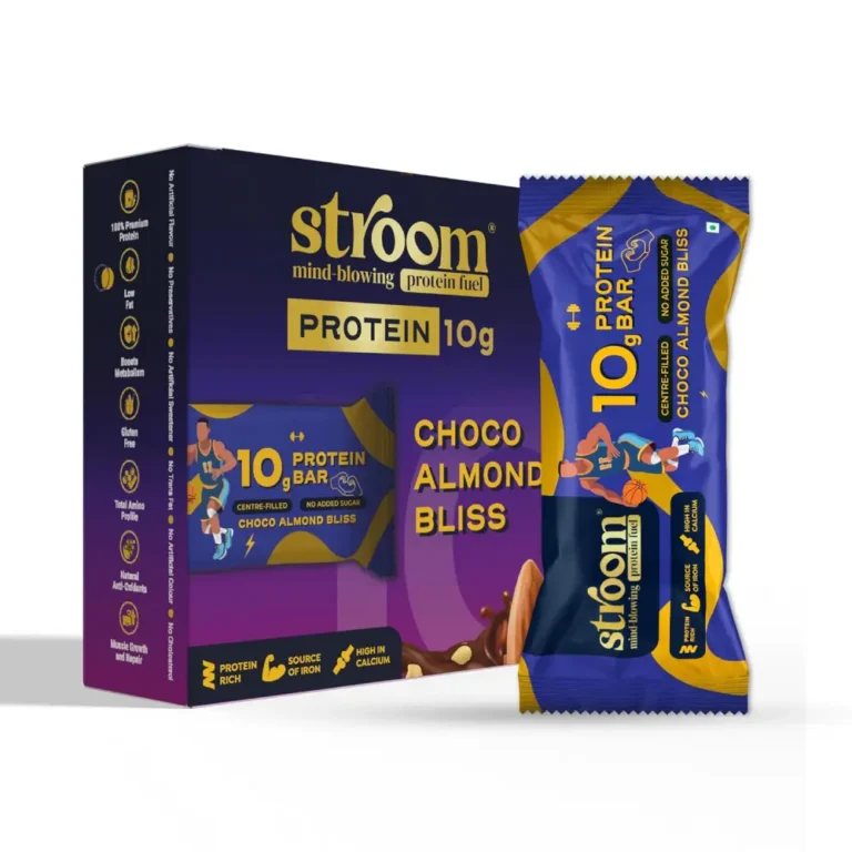 Stroom 10g Protein Bar - Choco Almond Bliss - Pack of 6 Bars