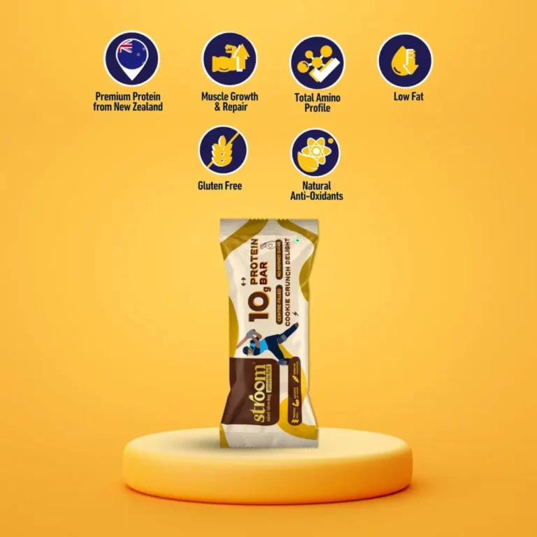 Stroom 10g Protein Bar - Cookie Crunch Delight - Single Bar