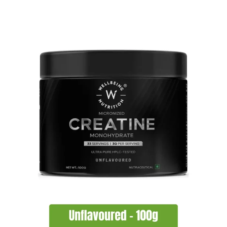 Wellbeing Nutrition Creatine Monohydrate _ 100g - Unflavored