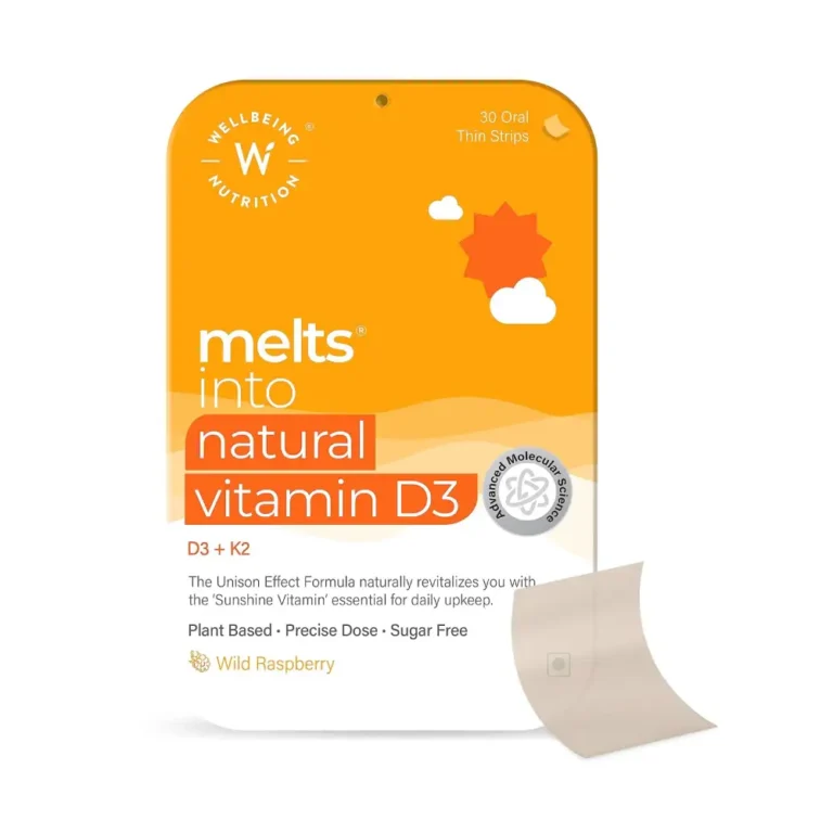 Wellbeing Nutrition Melts Natural Vitamin D3 + K2