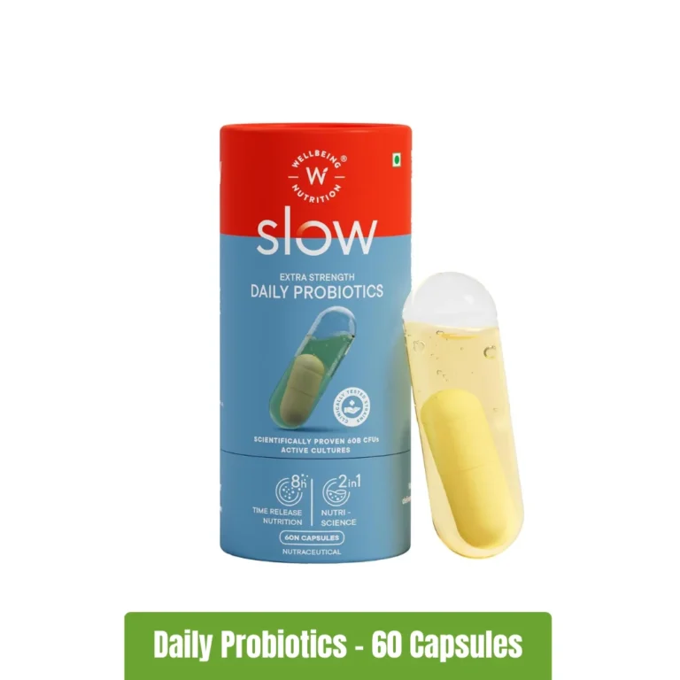 Wellbeing Nutrition Slow Daily Probiotics - 60 Capsules