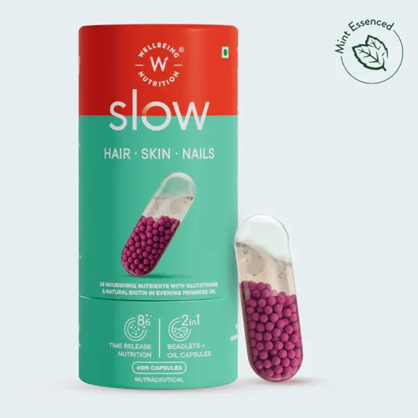 Wellbeing Nutrition Slow Skin Hair and Nails