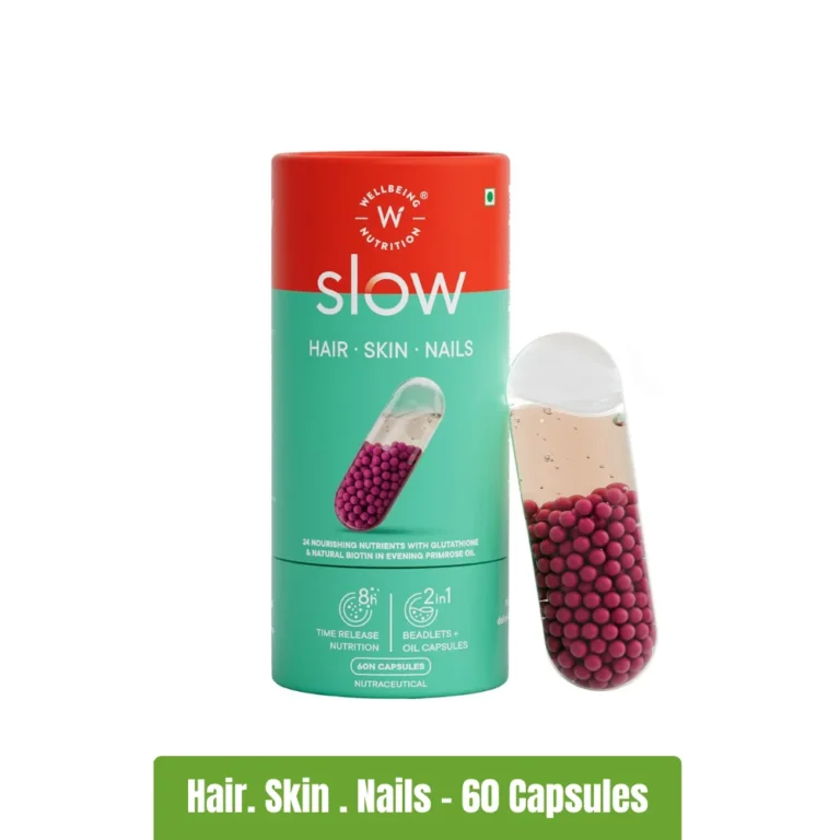 Wellbeing Nutrition Slow Skin Hair and Nails Supplement _ 60 Capsules