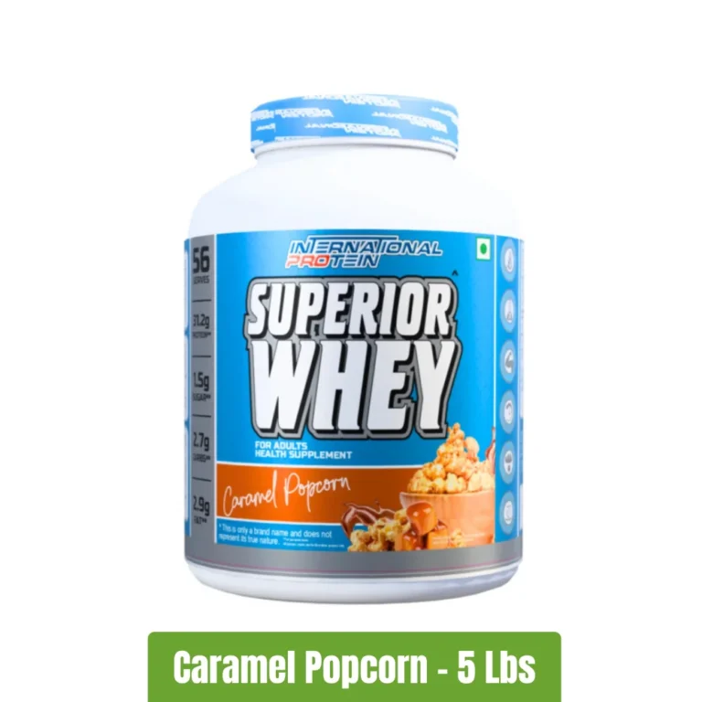 International Protein Superior Whey _ 5lbs - Caramel Popcorn