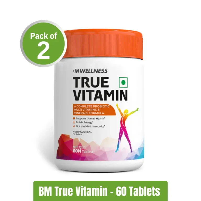 Big Muscles Wellness True Vitamin - Pack of 2 (60+60 Tablets)