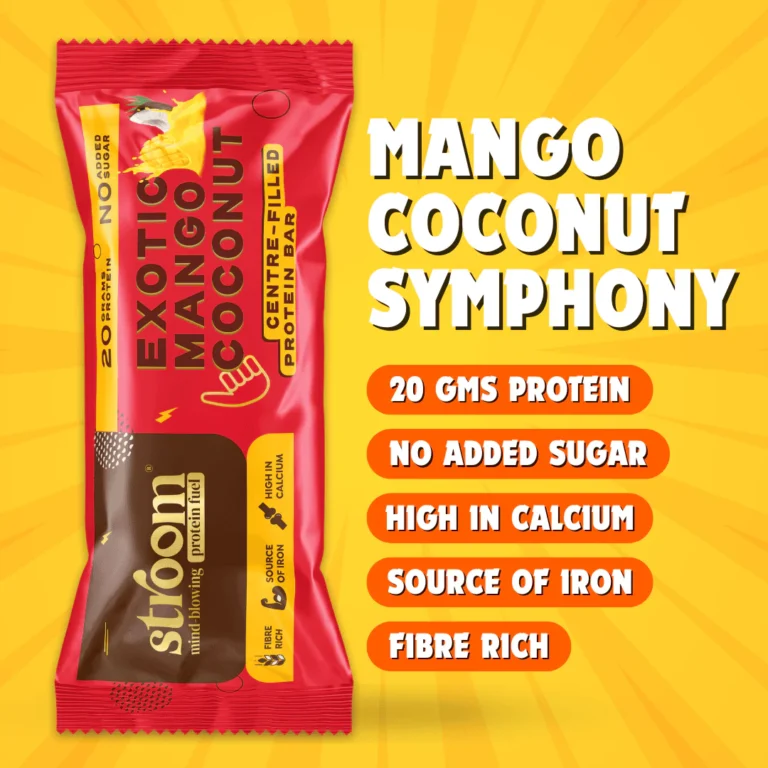 Stroom 20g Protein Bar - Exotic Mango Coconut | Buy 2 Get 1