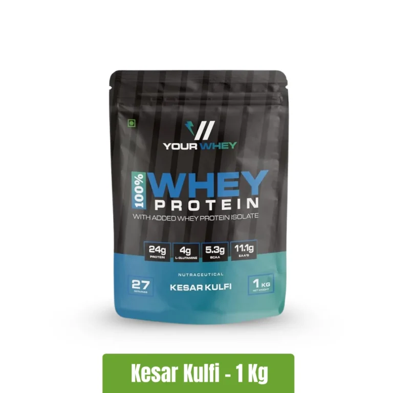 Yourwhey 100% Whey Protein _ 1 Kg - Kesar Kulfi