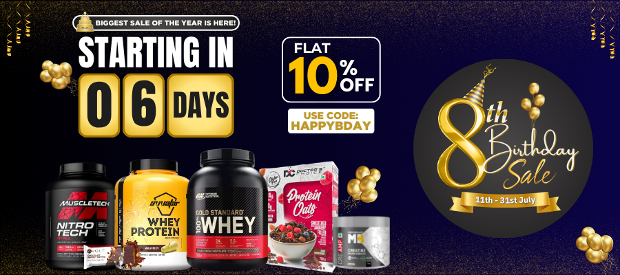 Birthday Sale Countrdown Banner 6 days - mobile