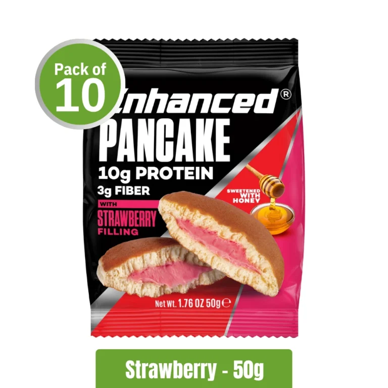 Enhanced Protein Pancake _ Pack of 10 (50g x10) - Strawberry