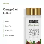 Kapiva Flaxseed Omega 3 Capsules - Key Features