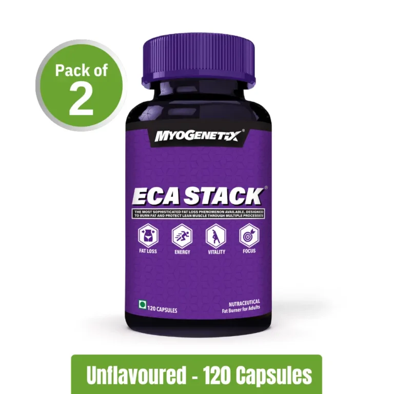 Myogenetix ECA Stack Pack of 2 (120+120 Capsules)