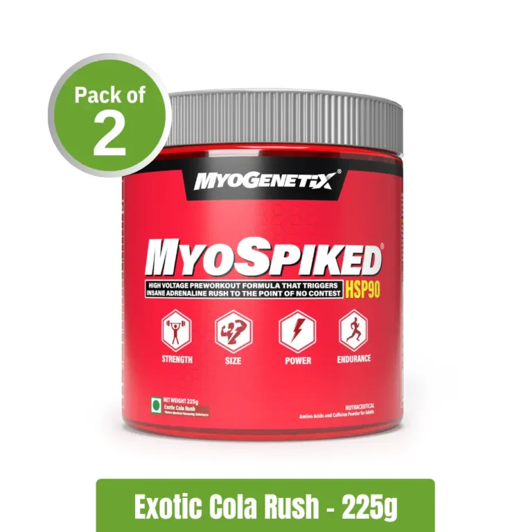 Myogenetix MyoSpiked HSP90 Pack of 2 (225g+225g) - Exotic Cola Rush