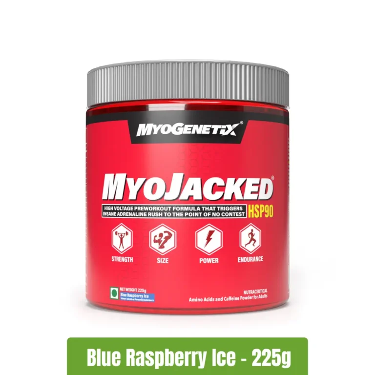 Myogentix MyoJacked HSP90 _ 225g - Blue Raspberry Ice