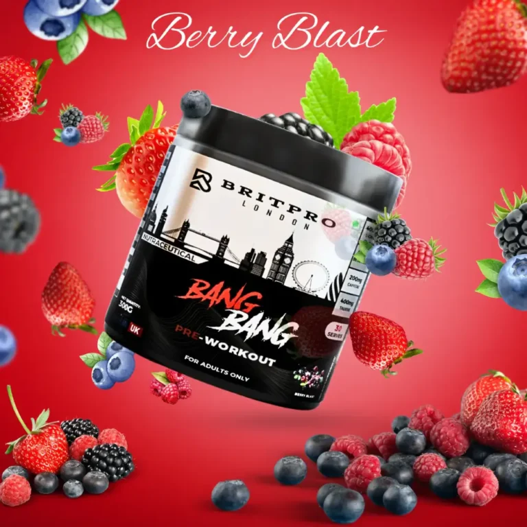 BRITPRO BANG BANG High Stim Pre-workout - 300g - Berry Blast