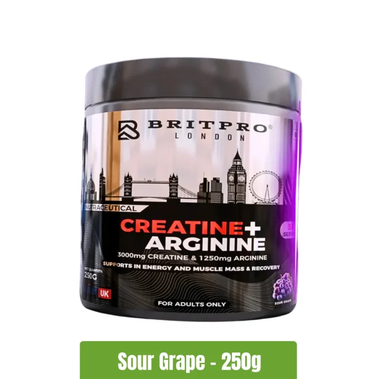 BRITPRO Creatine + Arginine _ 250g - Sour Grape
