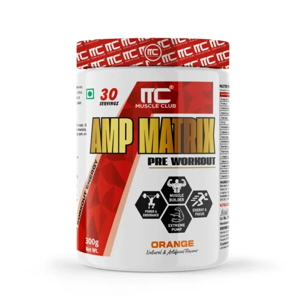MuscleClub Amp Matrix Pre-workout