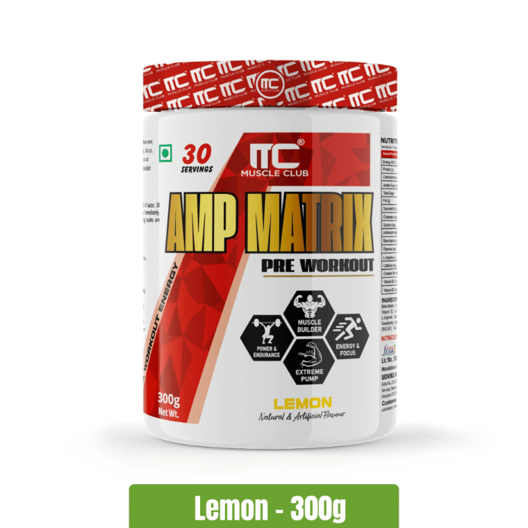 MuscleClub Amp Matrix Pre-workout _ 300g - Lemon