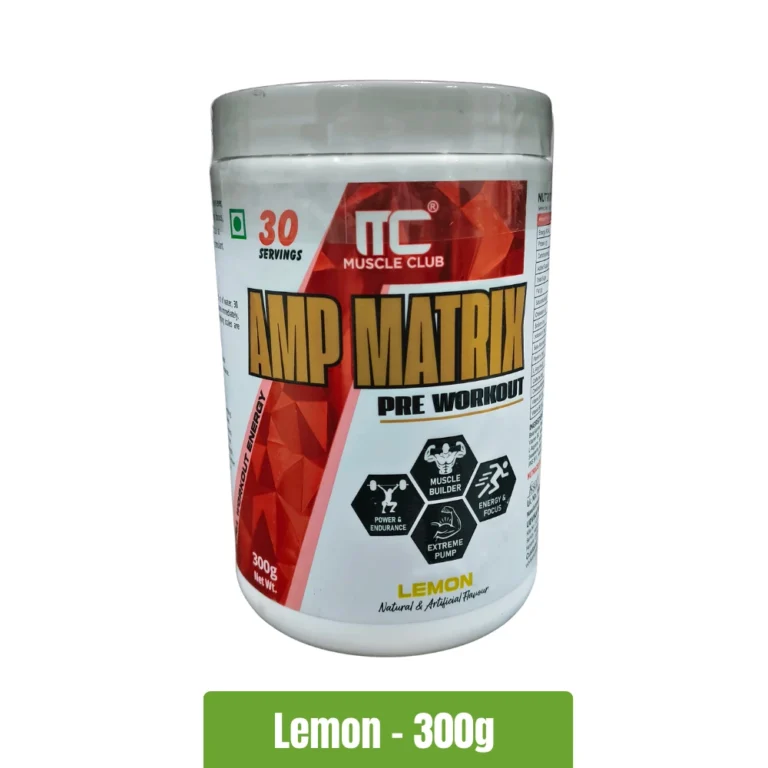 MuscleClub Amp Matrix Pre-workout _ 300g - Lemon