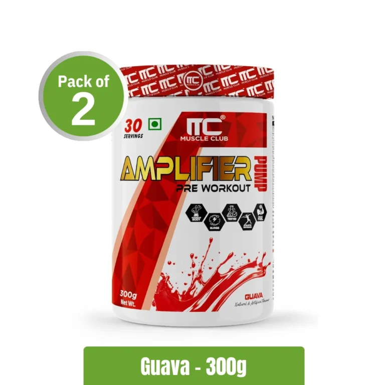 MuscleClub Amplifier Pre-workout _ Pack of 2 (300g x2) - Guava (2)