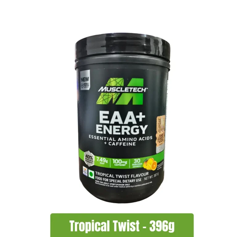 MuscleTech EAA+Energy – 30 Servings, Tropical Twist