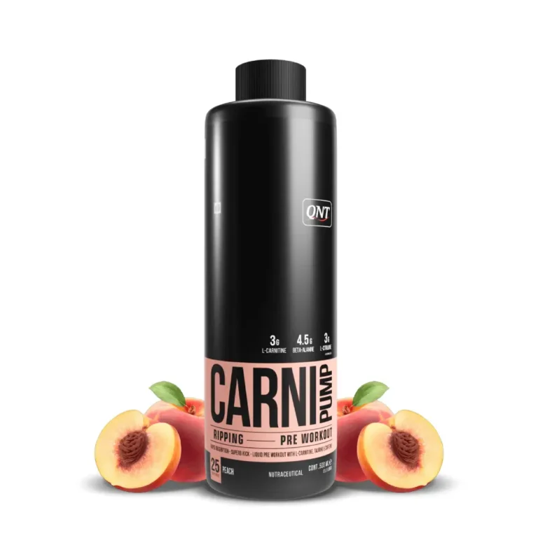 QNT CARNIPUMP Ripping Pre-Workout - Peach -500ml
