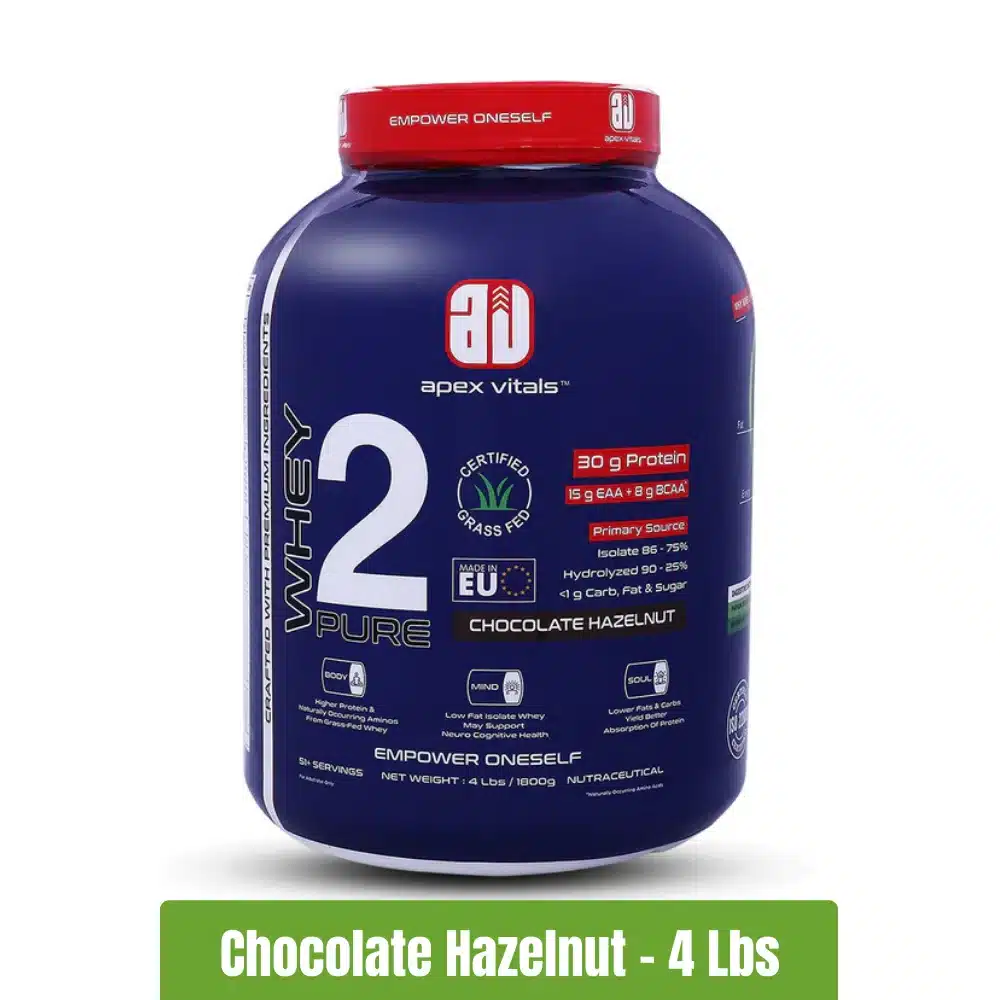Apex Vitals Whey 2 Pure _ 4 Lbs - Chocolate Hazelnut