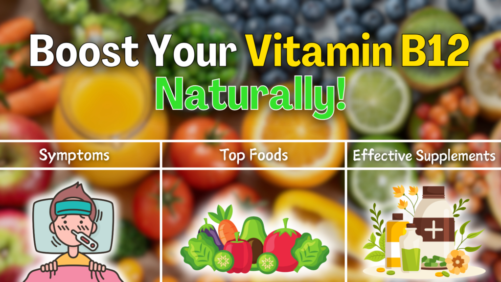 Boost Your Vitamin B12 Naturally Symptoms, Top Foods & Effective Supplements