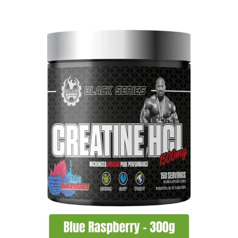 Dexter Jackson Black Series Creatine HCL _ 300g - Blue Raspberry