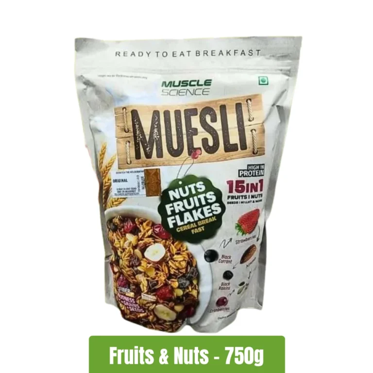 Muscle Science Muesli – 750gm - Fruits & Nuts