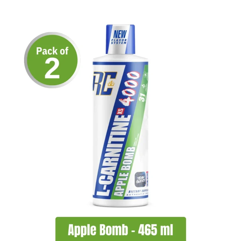 Ronnie Coleman L-Carnitine XS 4000 Liquid _ Pack of 2 (465ml x2) - Apple Bomb