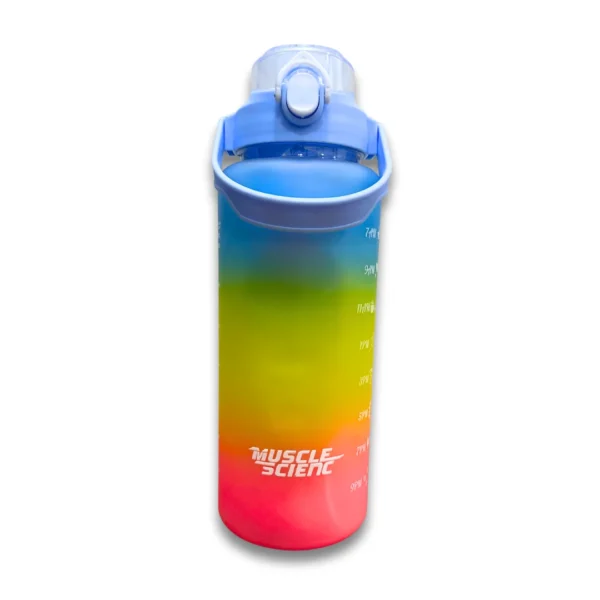 Muscle Science Set of 3 Motivational Water Sipper Bottle