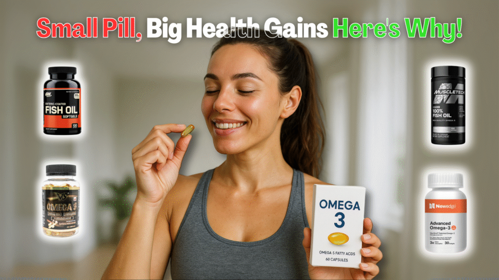 Omega-3 Capsules Small Pill, Big Health Gains — Here's Why